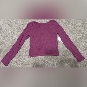 Pink Republic Frosted Berry Long Sleeve Top
